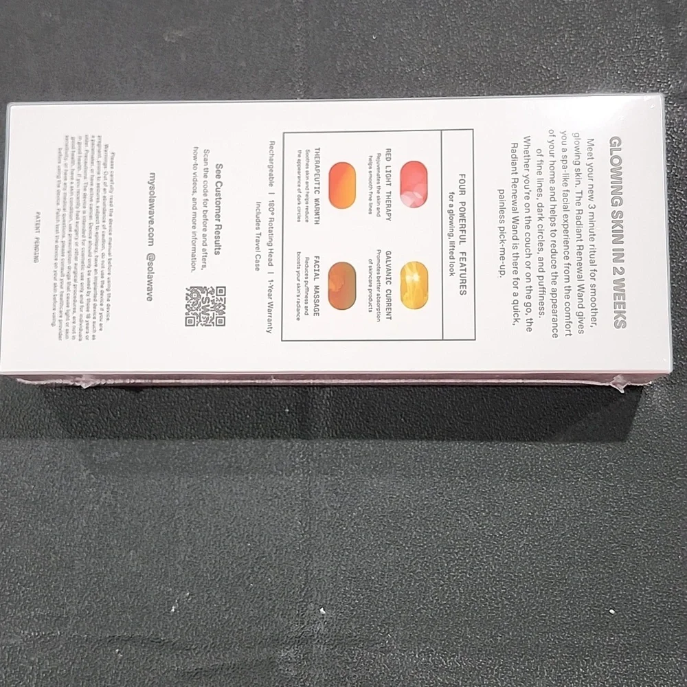 Solawave - 4-in-1 Anti-Aging Radiant Skincare Wand upc # 850035134887 new/sealed - Picture 3 of 6